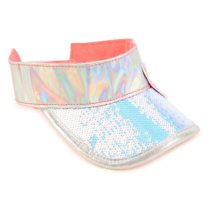 女童银色亮片太阳帽