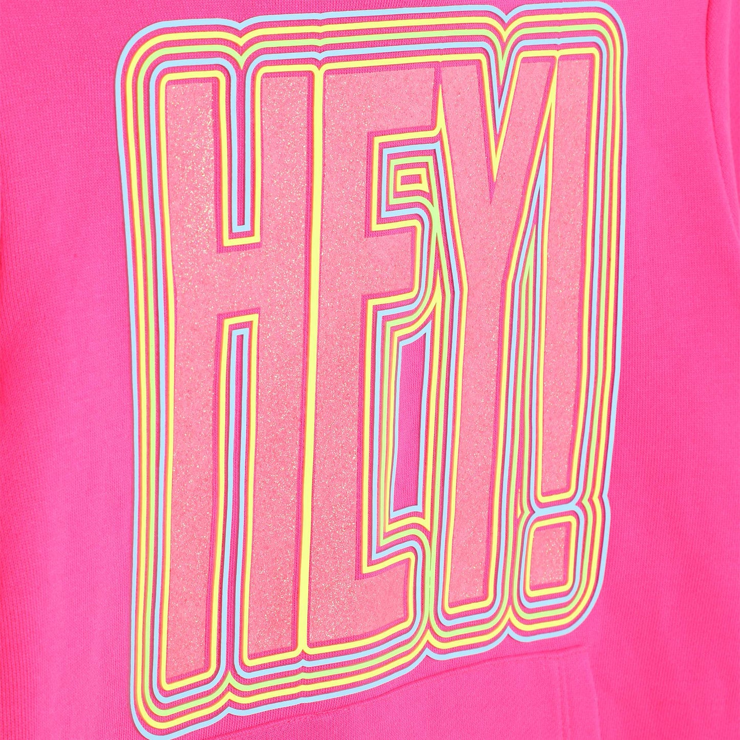 女童粉色棉连帽连衣裙