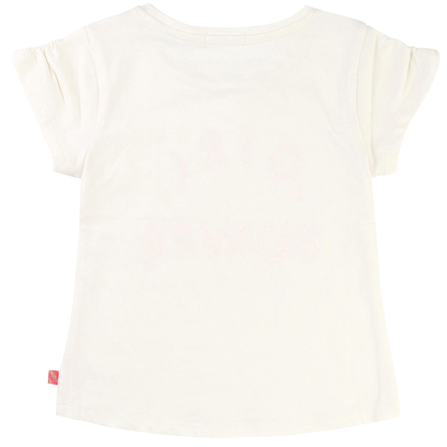 Girls White Cotton Jersey T-Shirt