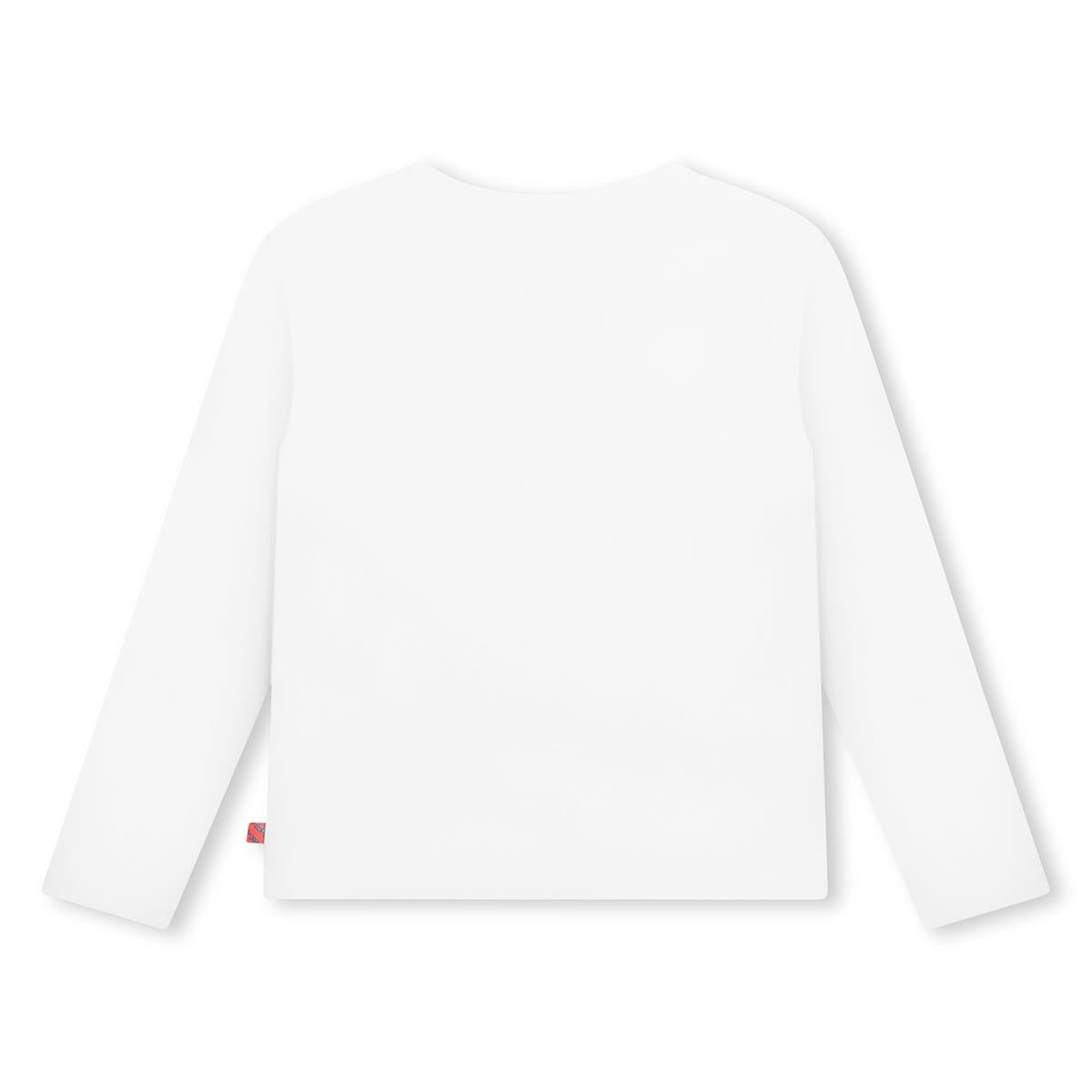 女童白色Logo T恤