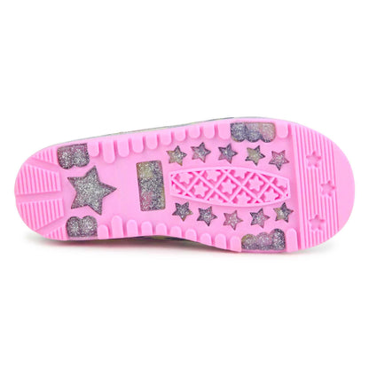 女童蓝色Logo雨鞋