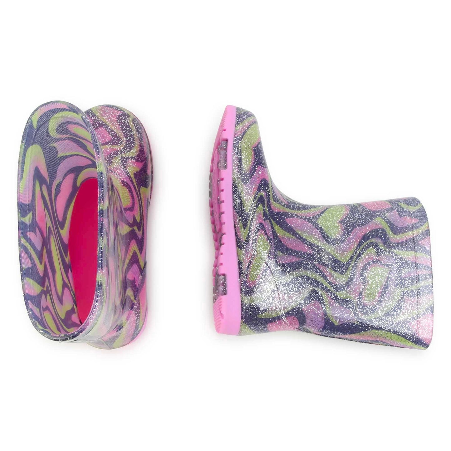 女童蓝色Logo雨鞋