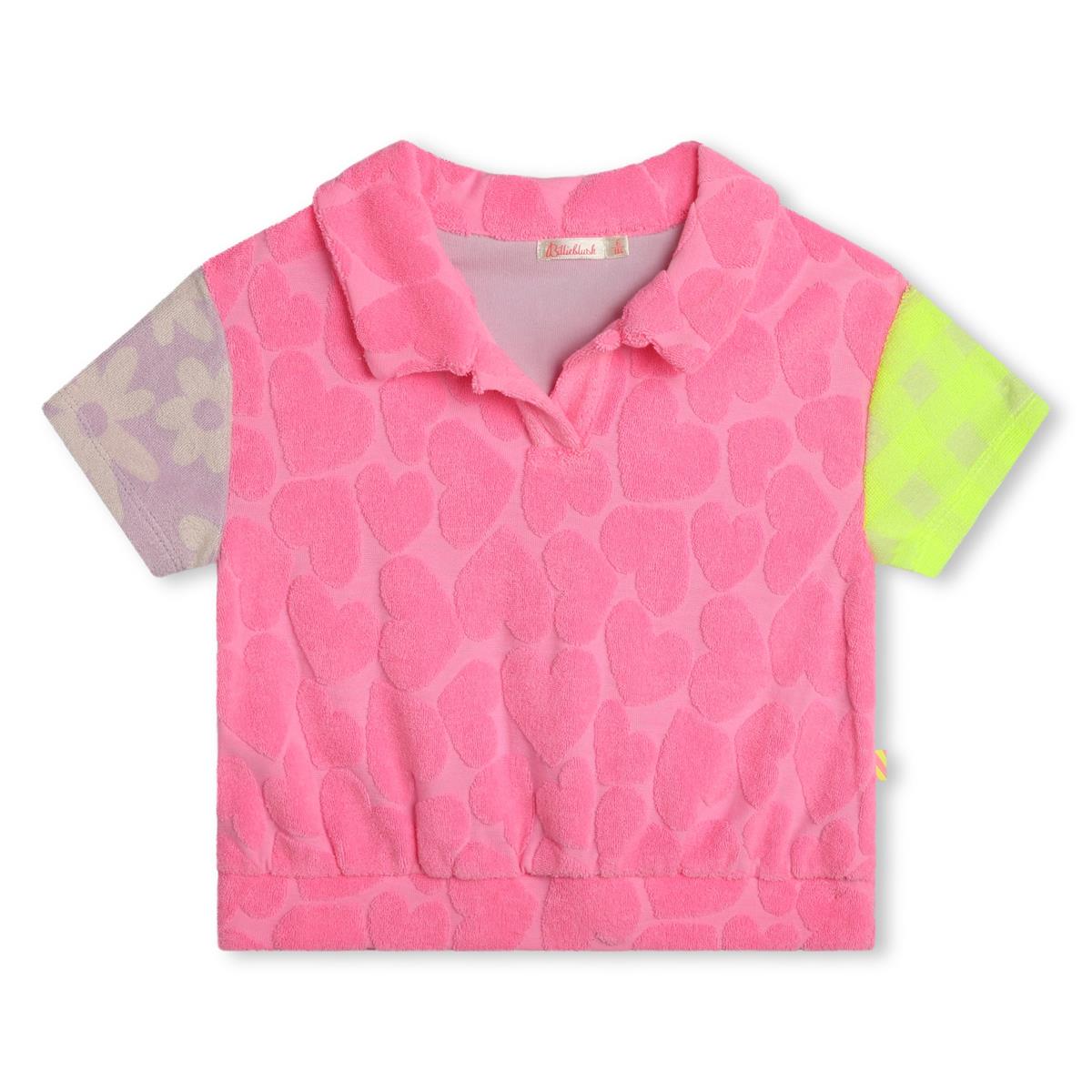女童粉色Polo衫