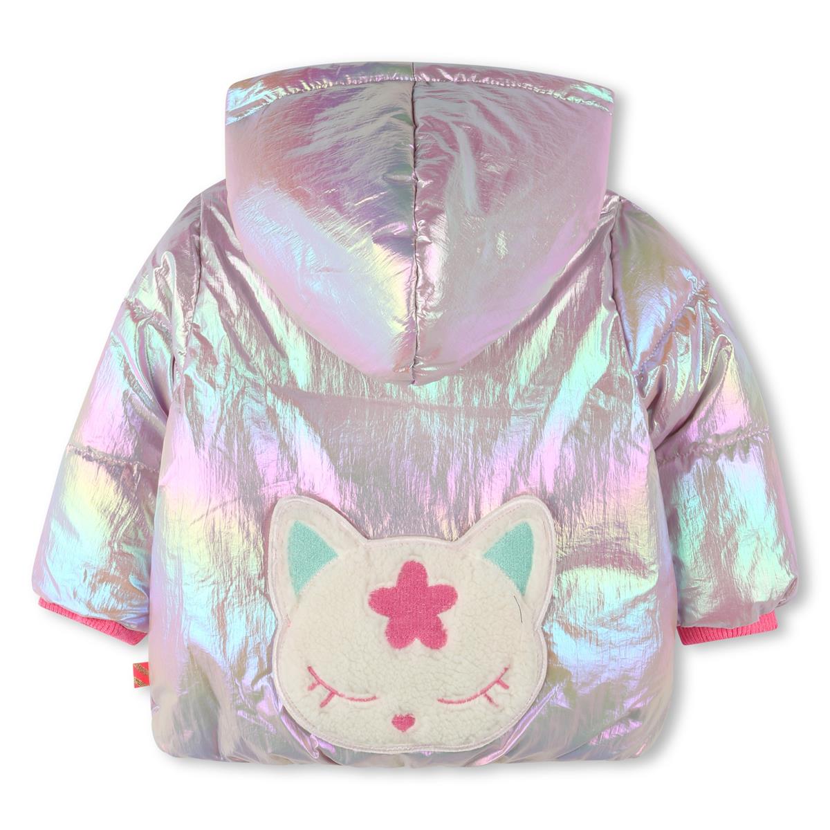 女婴玫瑰粉棉服