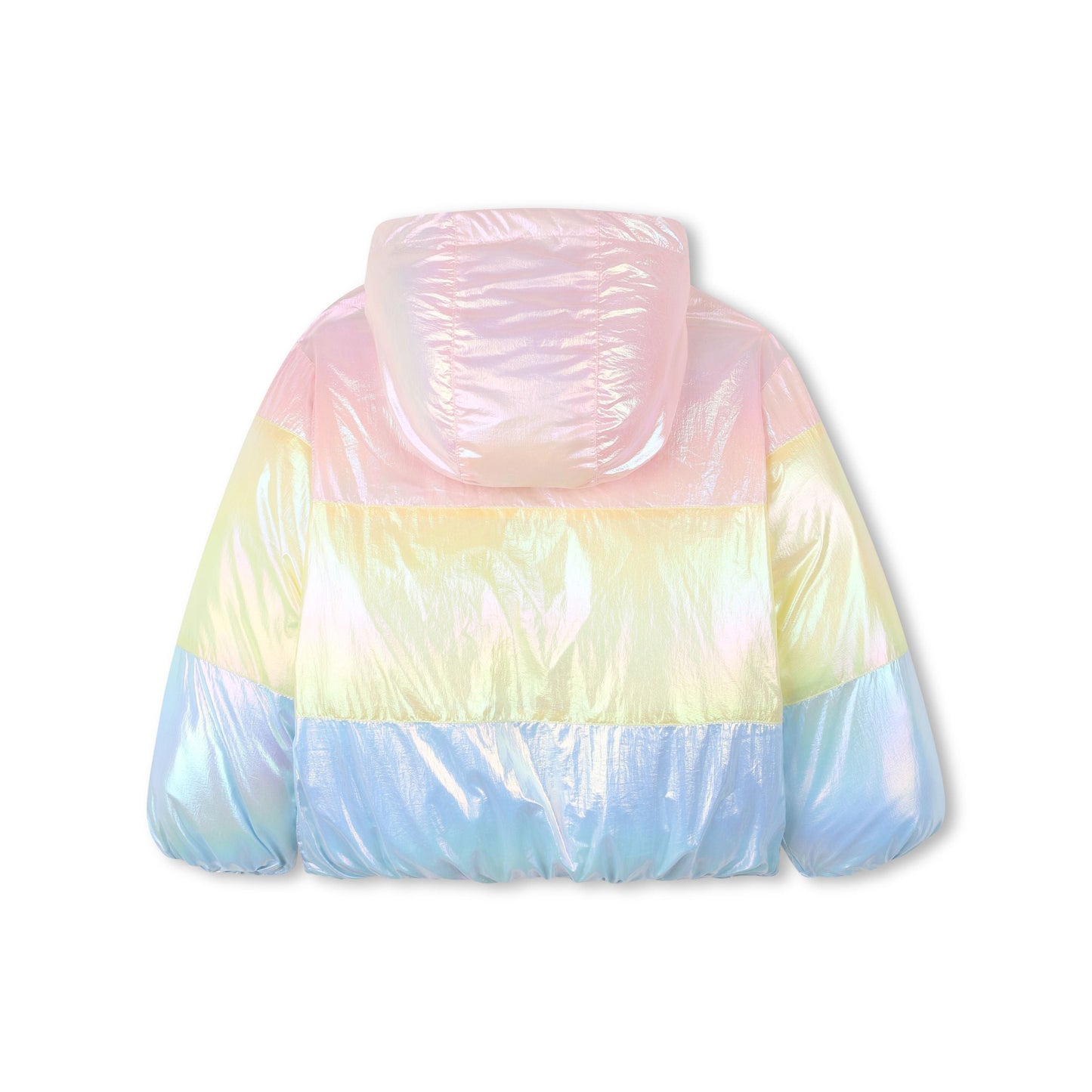 女童彩色棉服