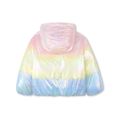 女童彩色棉服