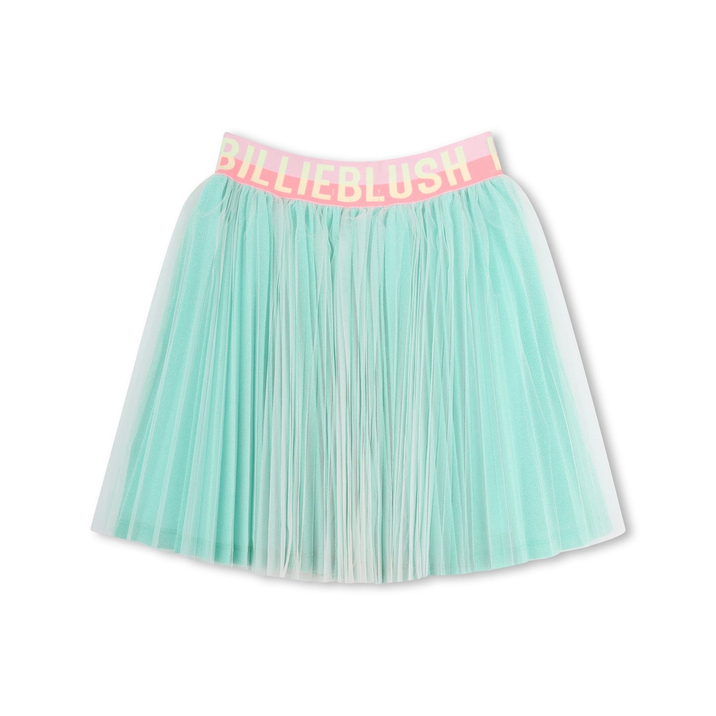 女童浅绿色薄纱短裙