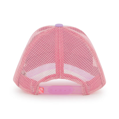 女童粉色Logo网状棒球帽
