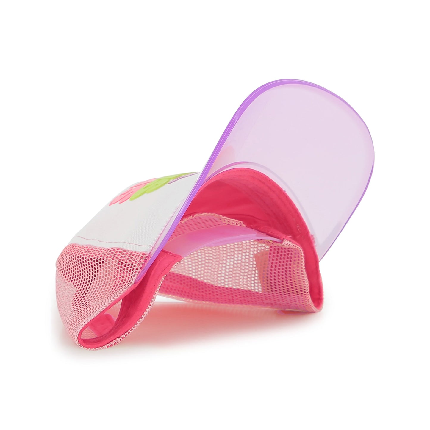 女童粉色Logo网状棒球帽