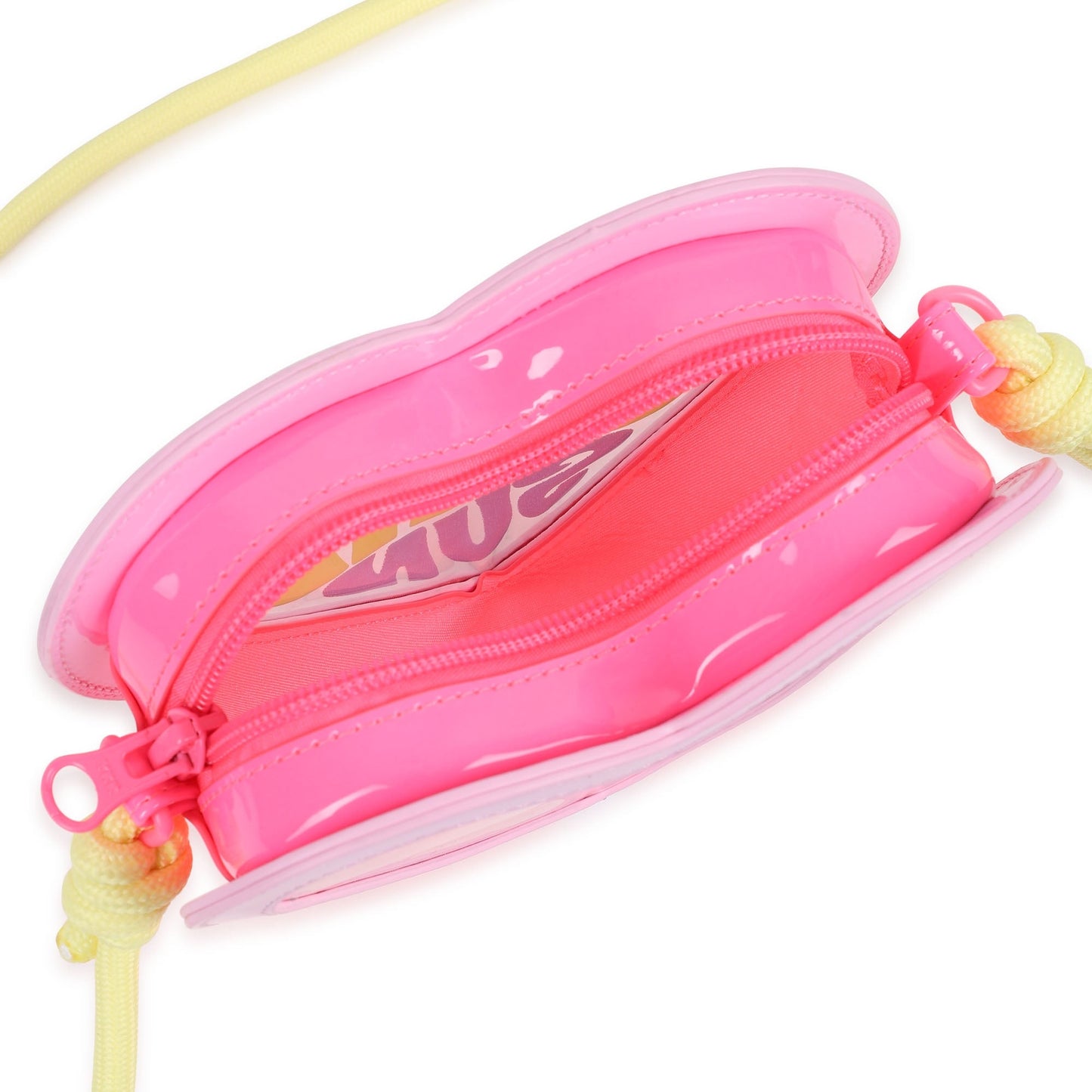 女童粉色Logo心形单肩包(13.5 x 15 x 4.5 cm)