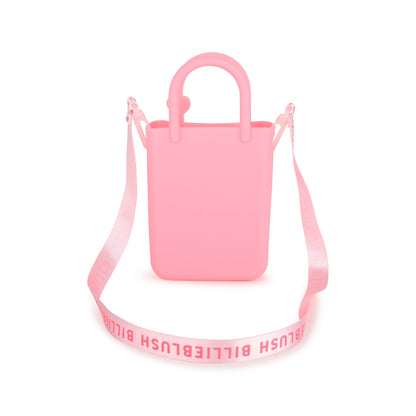 女童粉色热带徽章果冻包(15.5 x 11.5 x 5 cm)