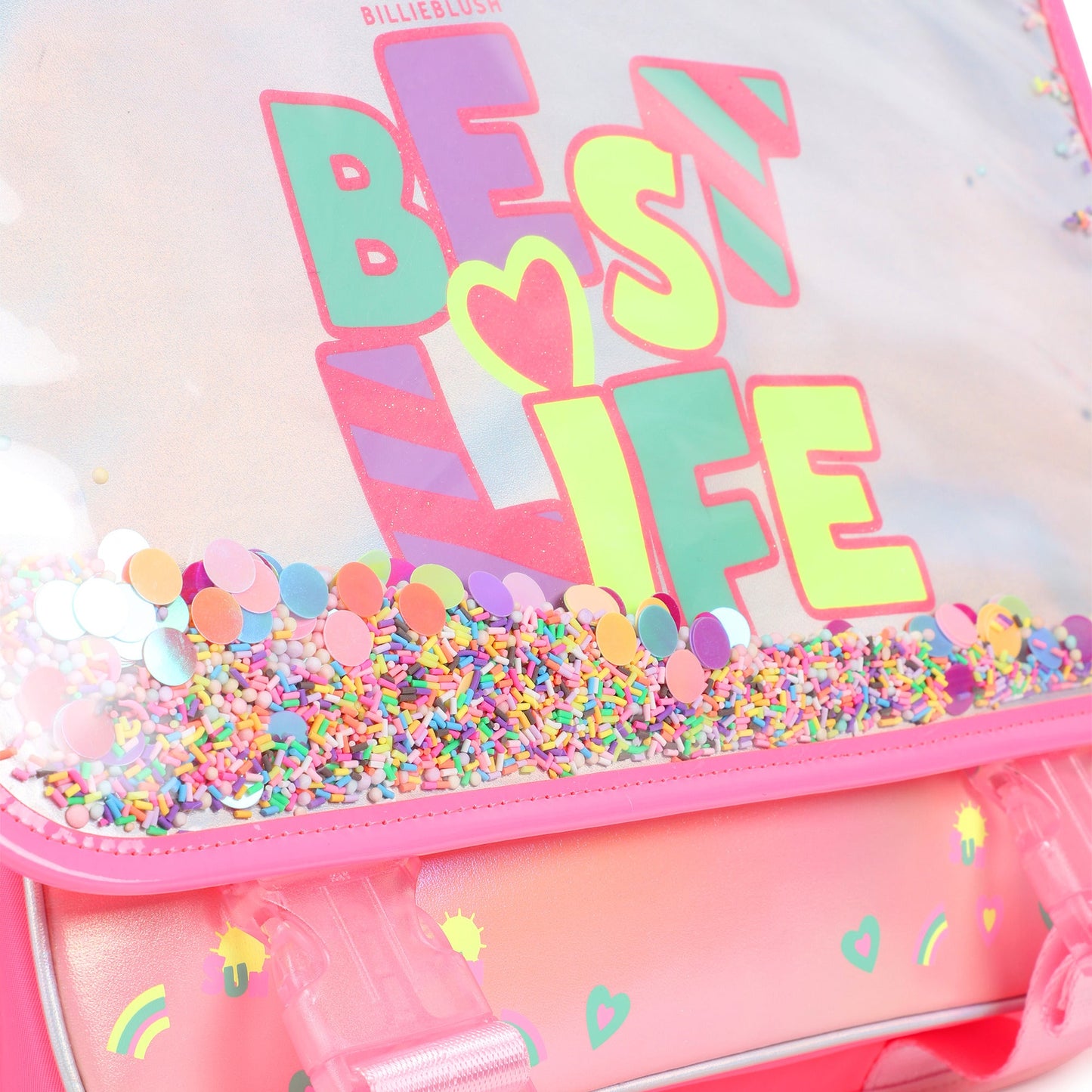 女童彩色Logo背包(28 x 36 x 11.5cm)