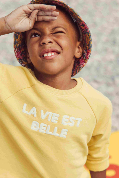 儿童红色碎花帽子