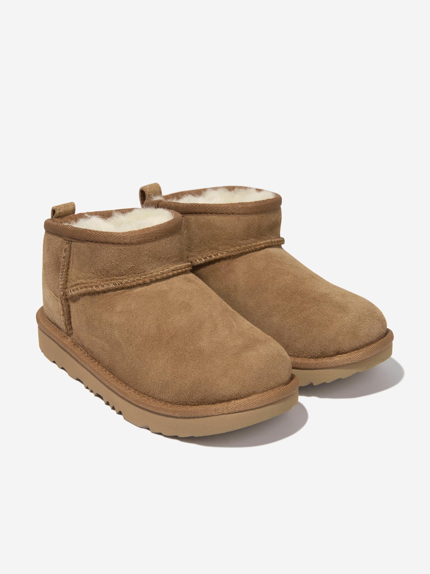 UGG 儿童经典超迷你靴 (棕色)