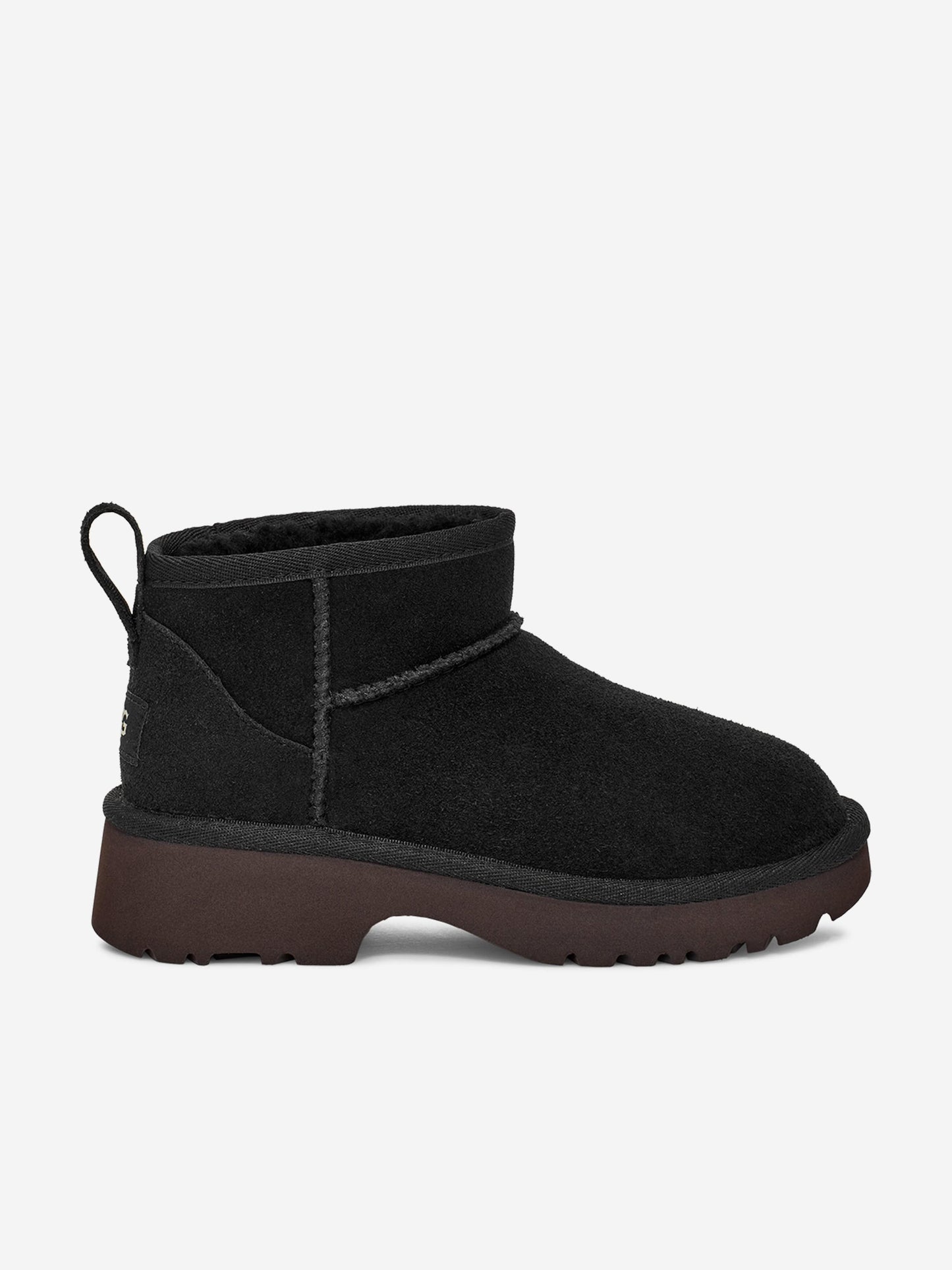 UGG 女童经典超迷你新款高筒靴（黑色）