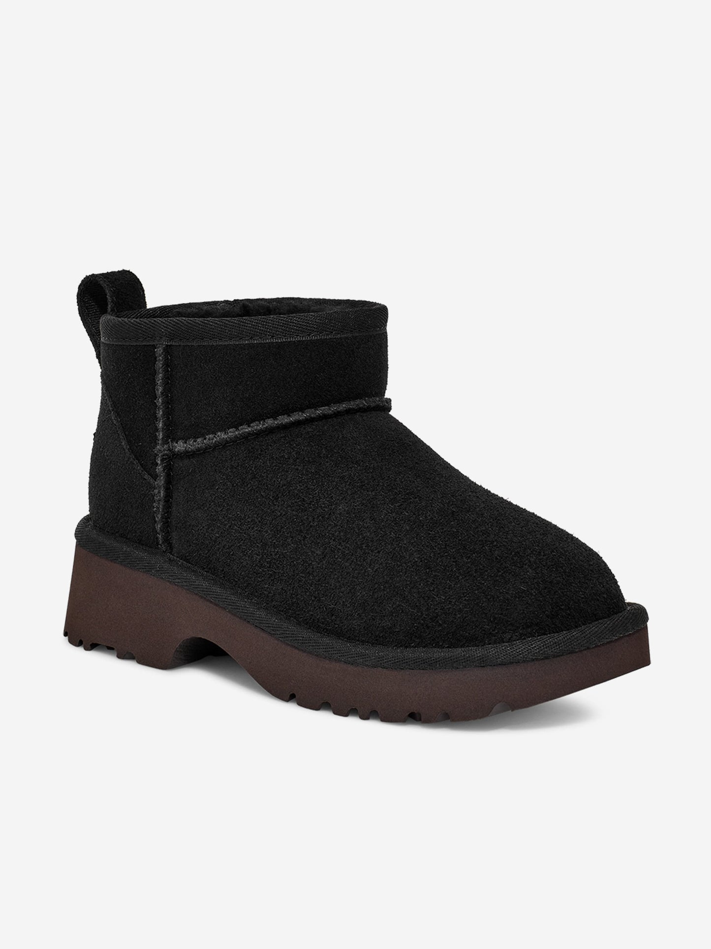 UGG 女童经典超迷你新款高筒靴（黑色）