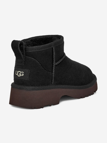 UGG 女童经典超迷你新款高筒靴（黑色）
