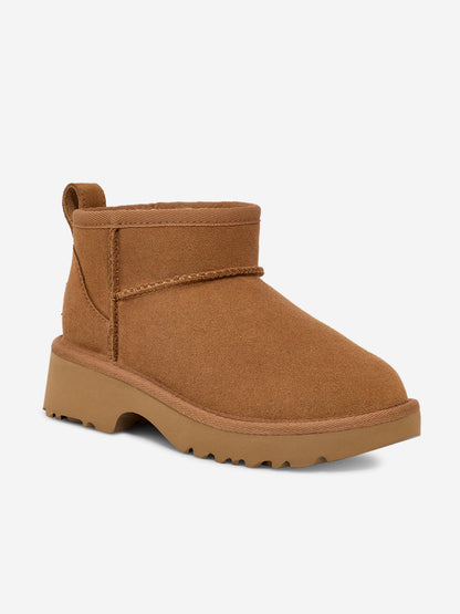 UGG 女童经典超迷你新款高筒靴（棕色）