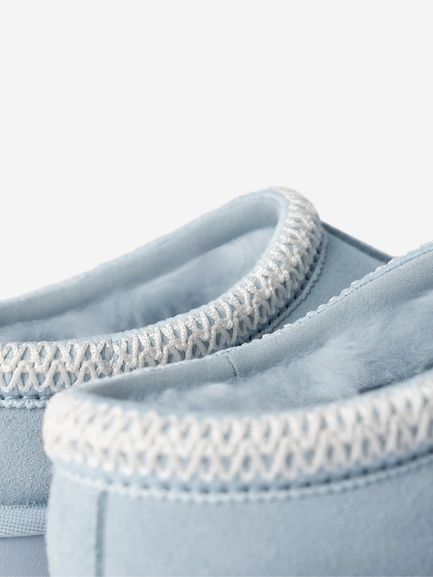Kids Suede Tasman II Slippers in Blue