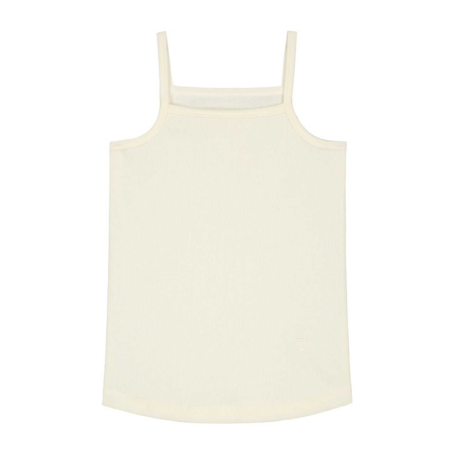 女童白色棉背心套装(2件)