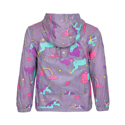 Grey Unicorn Packaway Raincoat