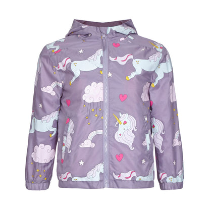 Grey Unicorn Packaway Raincoat