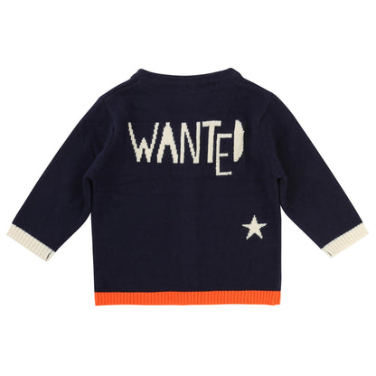 Baby Boys Navy Blue Cardigan