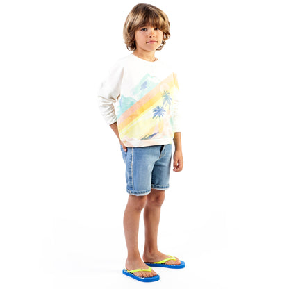 Boys Blue Denim Shorts