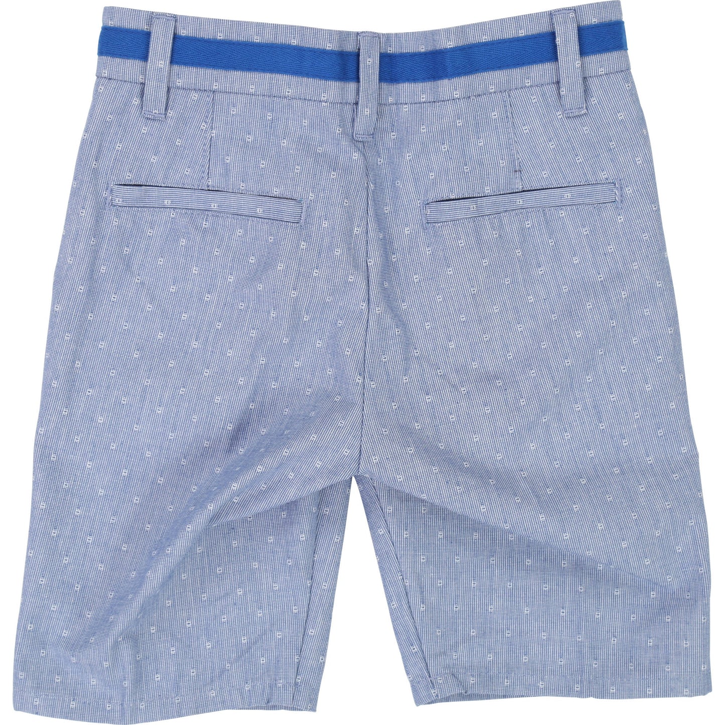 Boys Light Blue Cotton Shorts