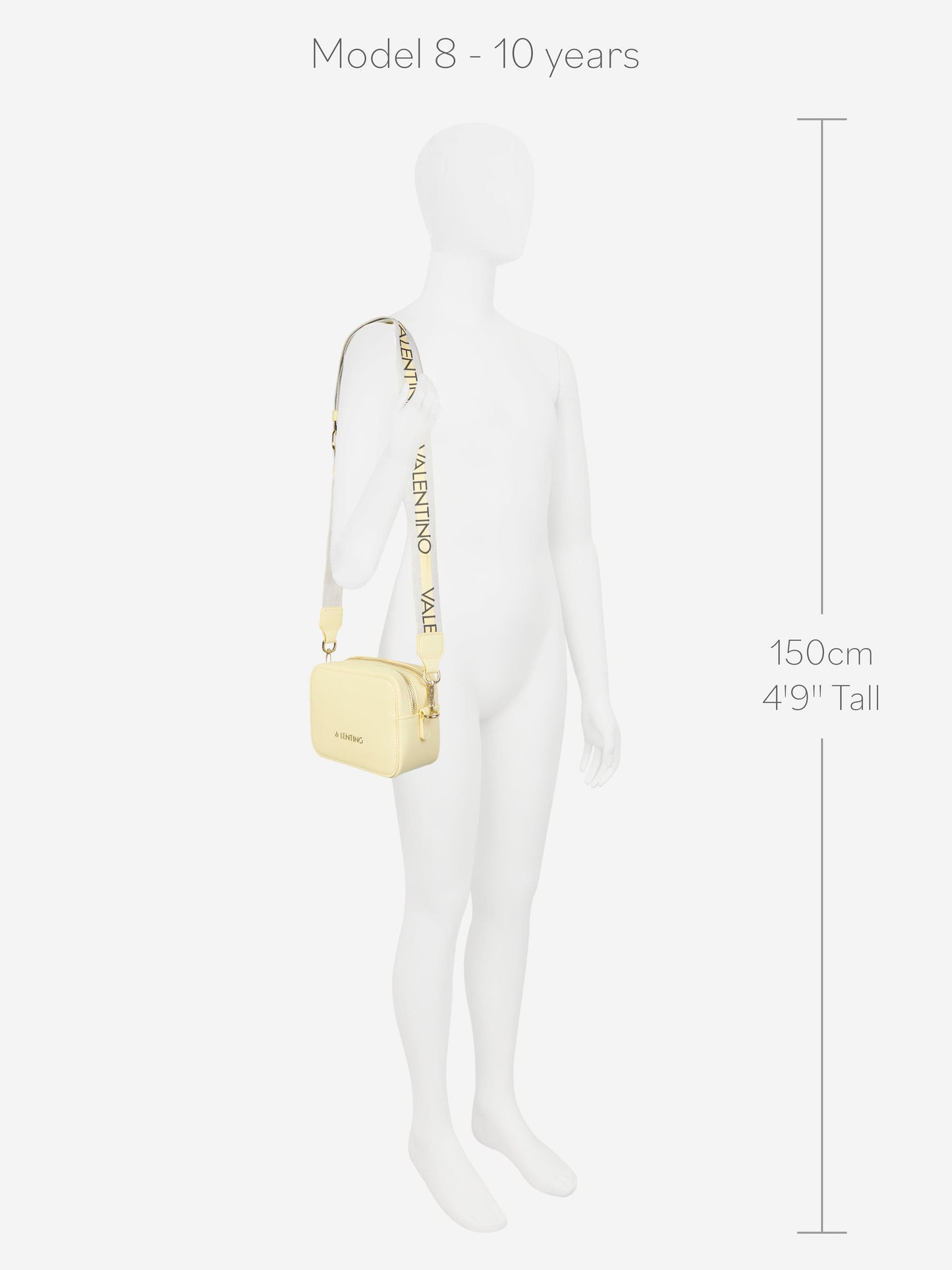 Valentino 女童 Zero Re 斜挎包 黄色 (18 厘米)