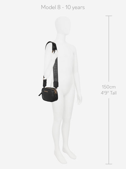 Valentino Girls Miramar 斜挎包 黑色（20 厘米）