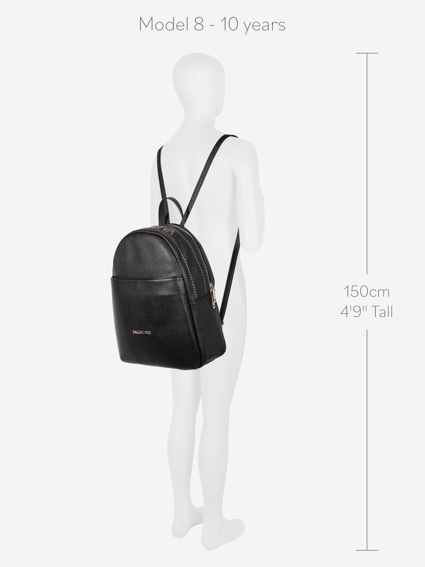 Valentino Girls Naif Re 背包 黑色（36 厘米）