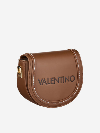 Valentino Girls Tonga Re 翻盖包 棕色（17.5 厘米）
