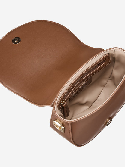 Valentino Girls Tonga Re 翻盖包 棕色（17.5 厘米）
