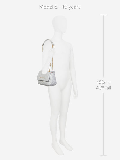 Valentino Girls Ocarina 翻盖包 白色（18.5 厘米）