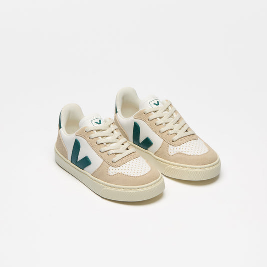 儿童米色"Small V-10 Laces"板鞋