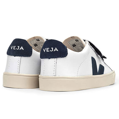 Baby White Velcro Skateboard Shoes