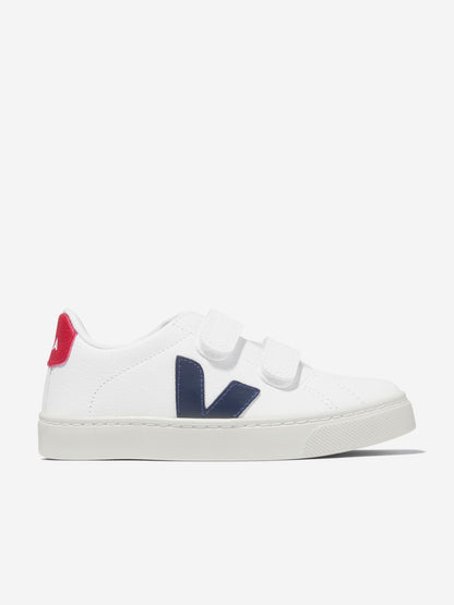 Veja Kids 小号 Esplar Velcro 运动鞋（白色）