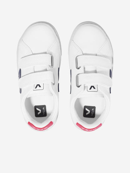 Veja Kids 小号 Esplar Velcro 运动鞋（白色）