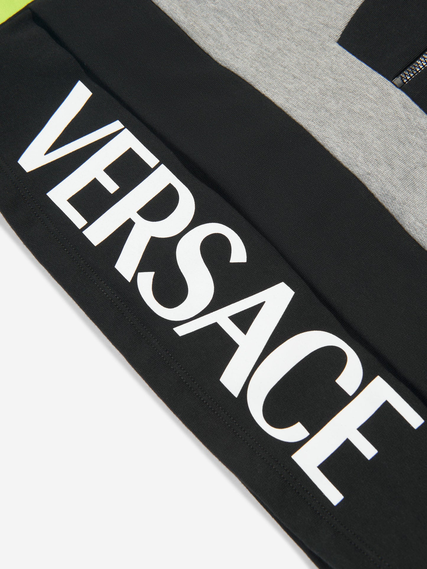 Versace 男童半拉链运动衫（灰色）