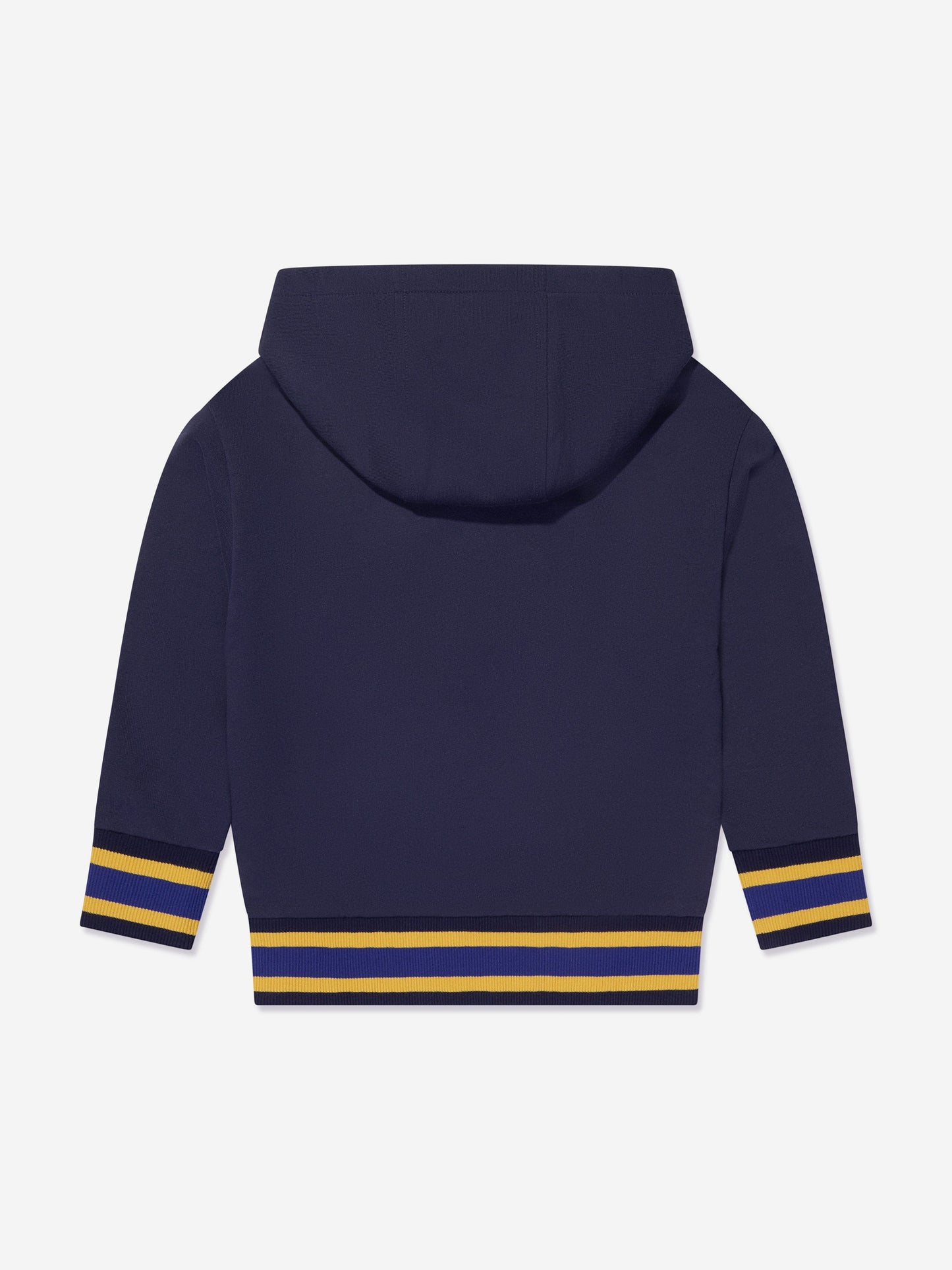 Versace Boys 海军蓝美杜莎徽标连帽衫