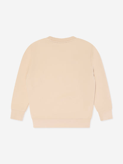 Versace Boys 米色徽标运动衫