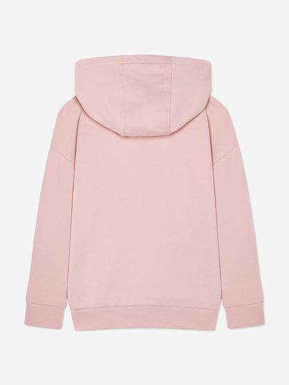 Versace 女童 Diamante Medusa Logo 连帽衫（粉色）