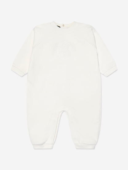 Versace Baby Medusa Logo 连体衣（白色）