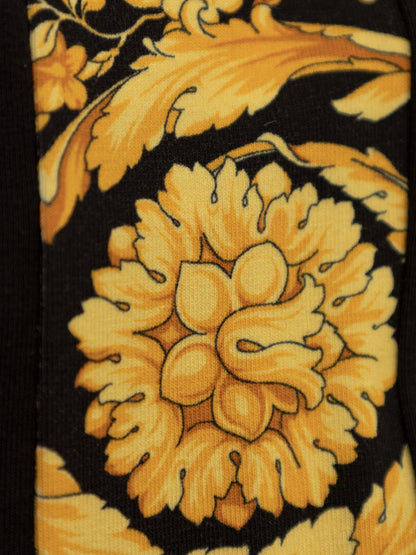 Versace 女童黑色徽标紧身裤