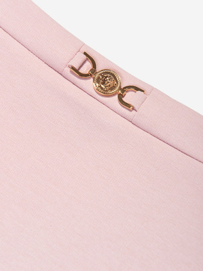 Versace 女孩粉色 Punto Milano 半身裙