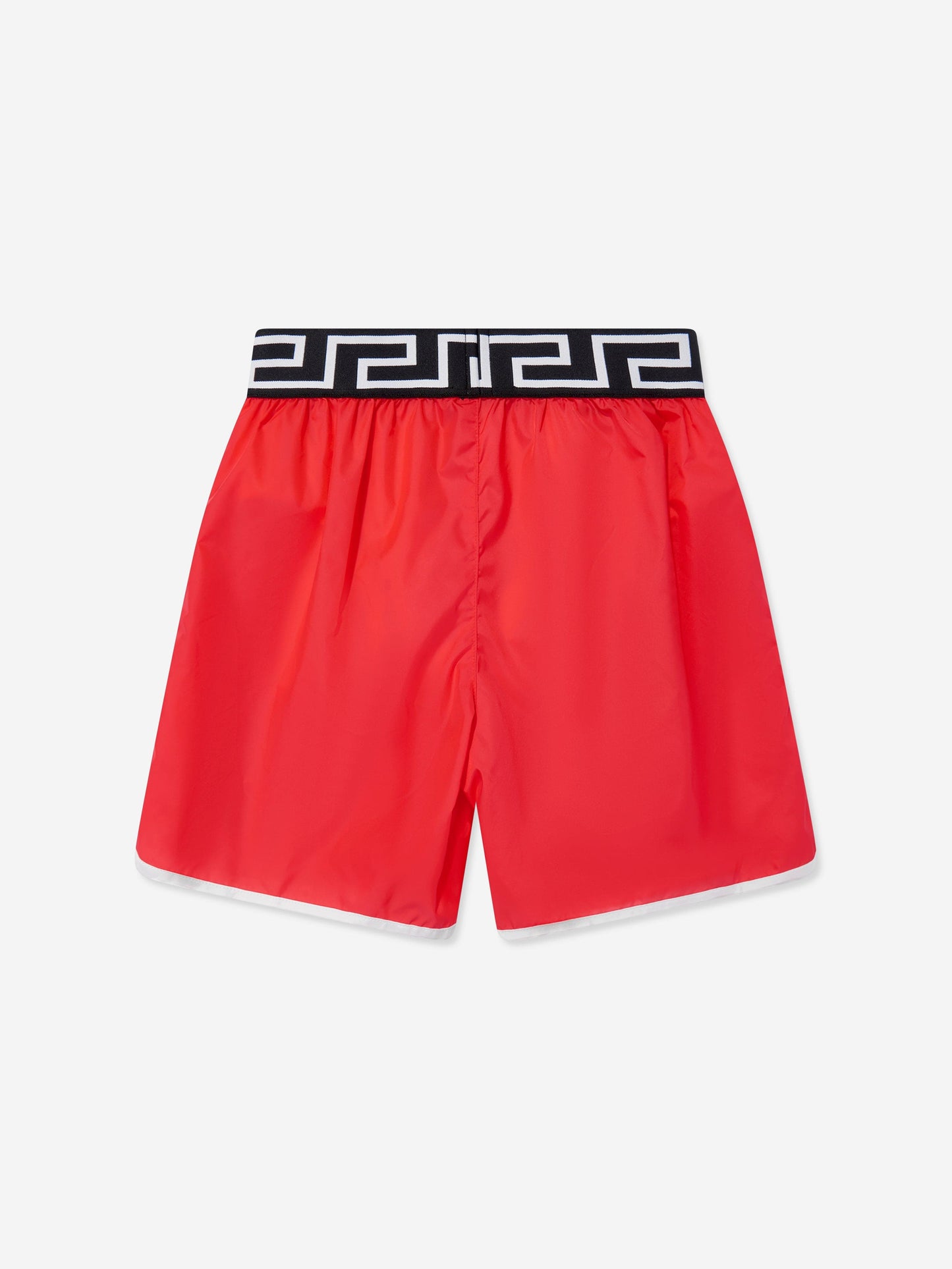 Versace 男童 Anchor Crest 红色泳裤