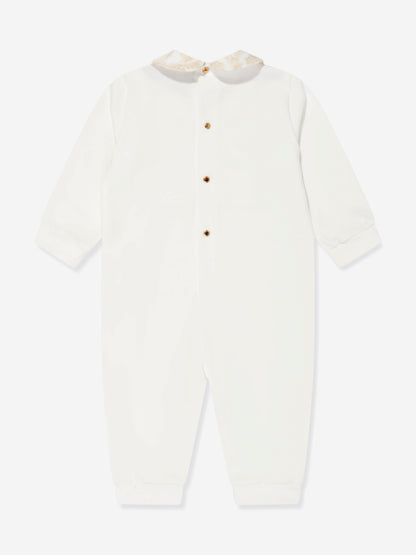 Versace Baby Barocco 白色连衣裤