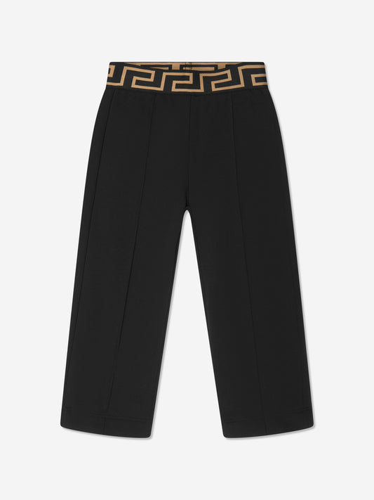 Versace Boys 美杜莎慢跑裤（黑色）