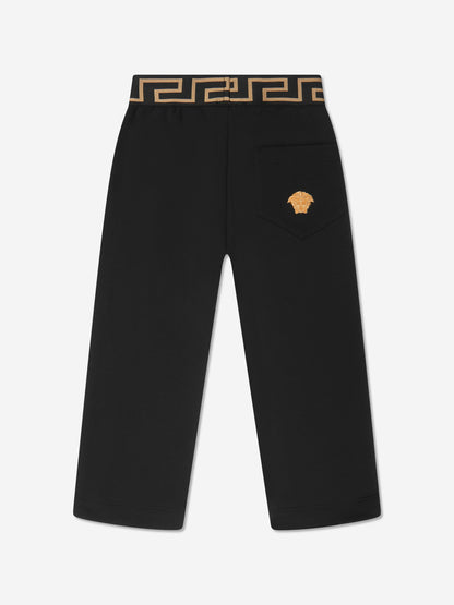 Versace Boys 美杜莎慢跑裤（黑色）